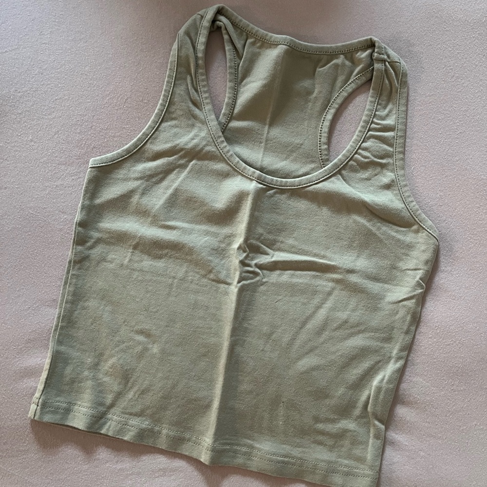 Olive Green Women's Tank Top